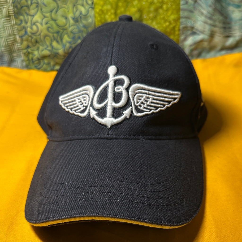 Breitling Black Cap With White Logo